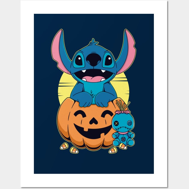 Ohana Halloween Wall Art by Alundrart